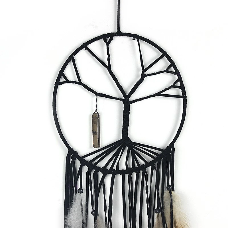 Atrapasueños Árbol de la Vida para proteger tus sueños, decoración relajante y amuleto de buena suerte para colgar en el hogar.