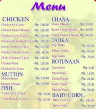 Hotel Rishi & Misty menu 3