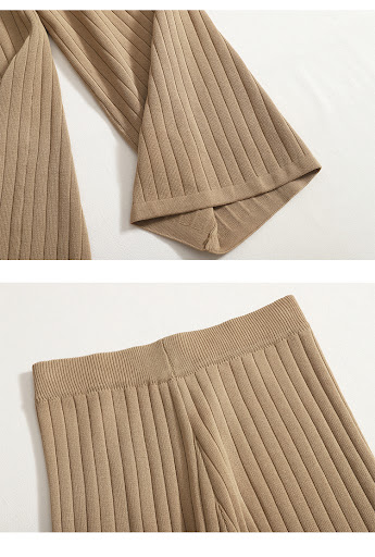 Title 7, Knit Suit Solid Color Sleeveless Vest High Wais...