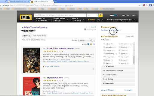 Imdb Random Watchlist Selector