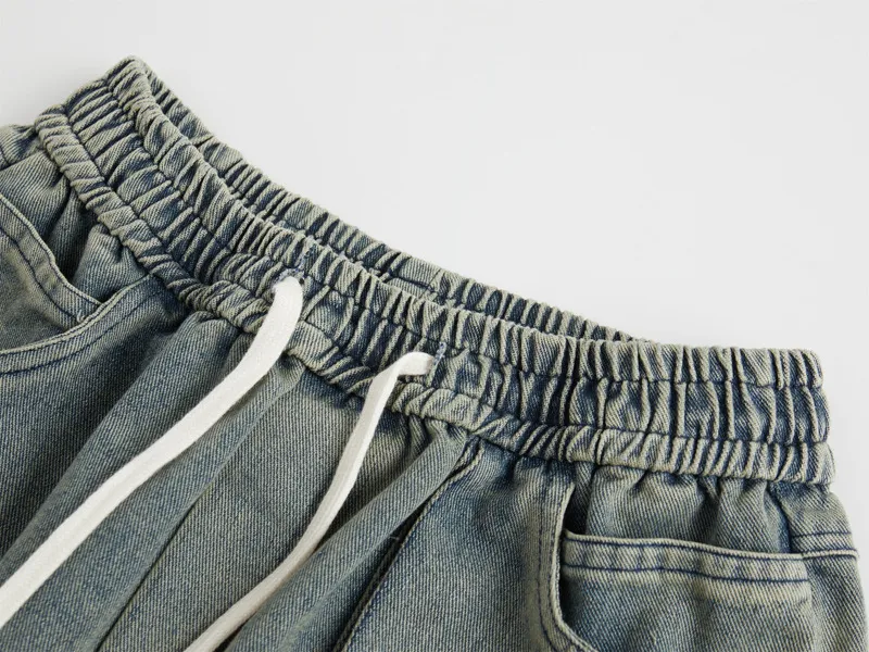 Title 5, Jeans dritti in denim per uomo e donna Pantalon...