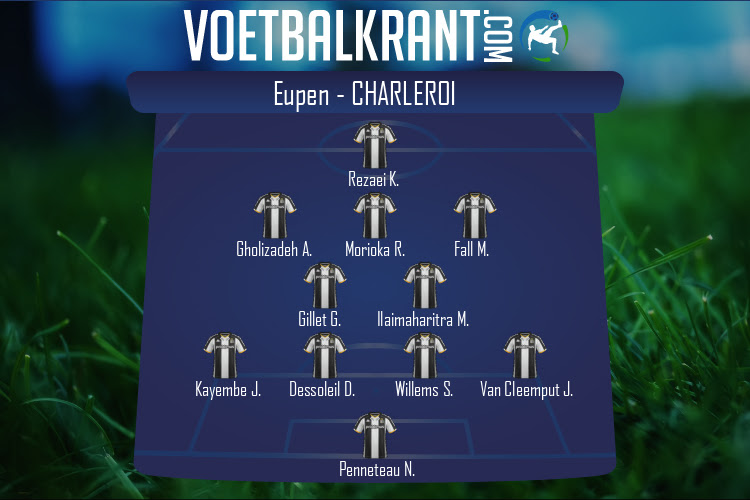 Opstelling Charleroi | Eupen - Charleroi (27/11/2020)