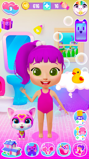 Screenshot Girl Games: Pet Care & Dressup