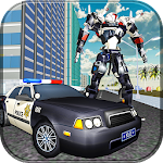 Cover Image of Unduh Polisi AS Mengubah Mobil Robot: Kota Salju Nyata 1.0.2 APK