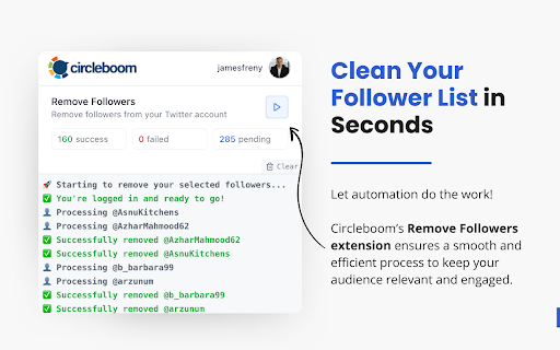 Circleboom Remove Twitter/X Followers screenshot 4