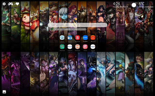 League of Legends Champions Wallpaper New Tab