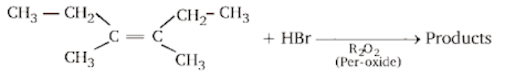 Chemical reactions of alkenes