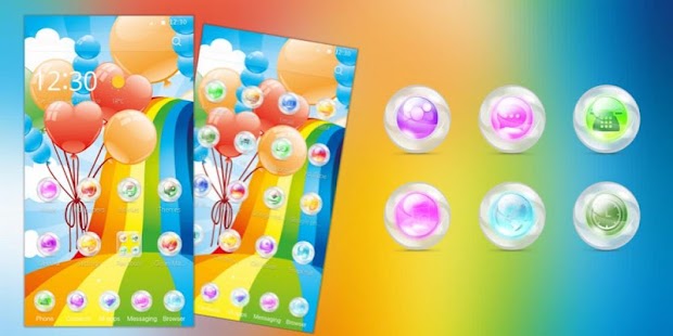 Duha polychromované Láska - náhled