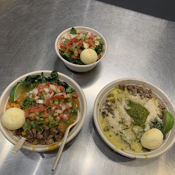 Our three differebt bowls. All great.