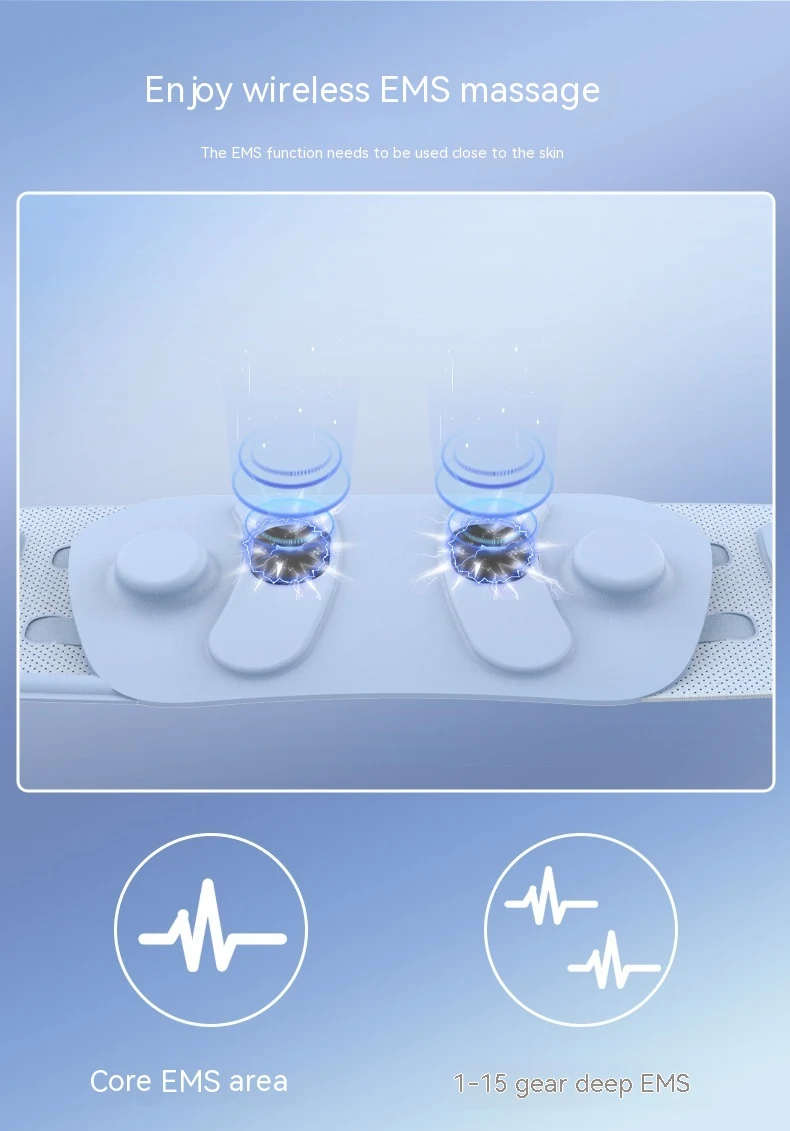 Title 7, Massageriem EMS Pulse Heet kompres Trillingen