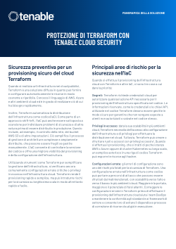 Securing Terraform with Tenable Cloud Security