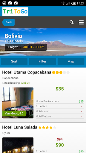 Hotels Bolivia by tritogo