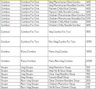 Beijing Chicken Lollipops menu 1