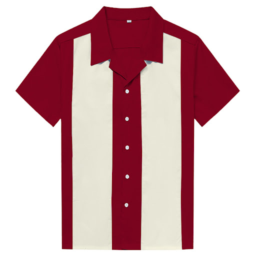 Title 2, Fashion Simple Contrast Stitching Mens Shirt. ...