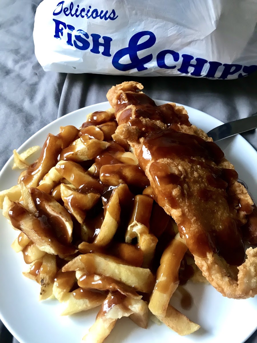 Gluten-Free Fries at Green Lane Chippy