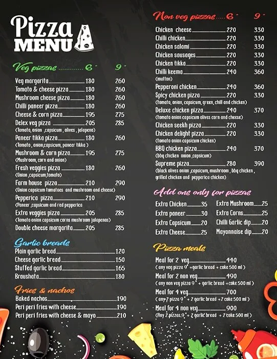 China Leaf menu 