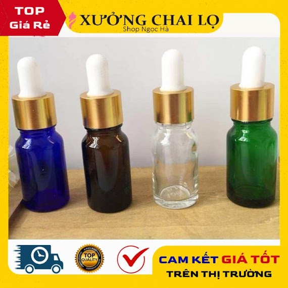 Lọ Chiết Serum Giá Rẻ Nhất [5Ml, 10Ml, 15Ml, 20Ml, 30Ml] Lọ Đựng Tinh Dầu Bóp Giọt Chiết Serum, Nước Hoa