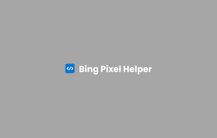 Bing Pixel Helper small promo image