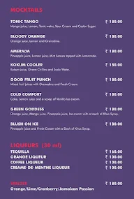 Flavours menu 1