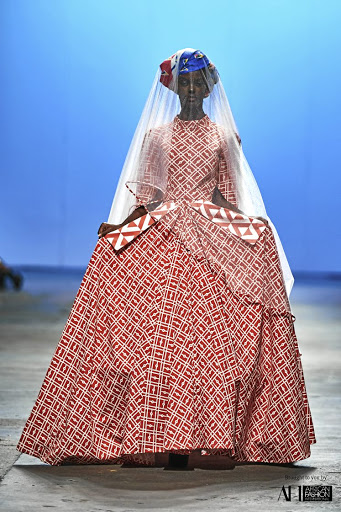 This African bridal dress by Mzukisi Mbane is in the running to be crowned 'Most Beautiful Object in South Africa 2019' at the Design Indaba.