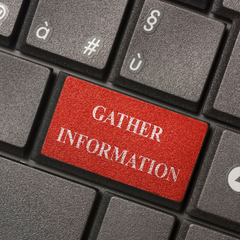 gather information key