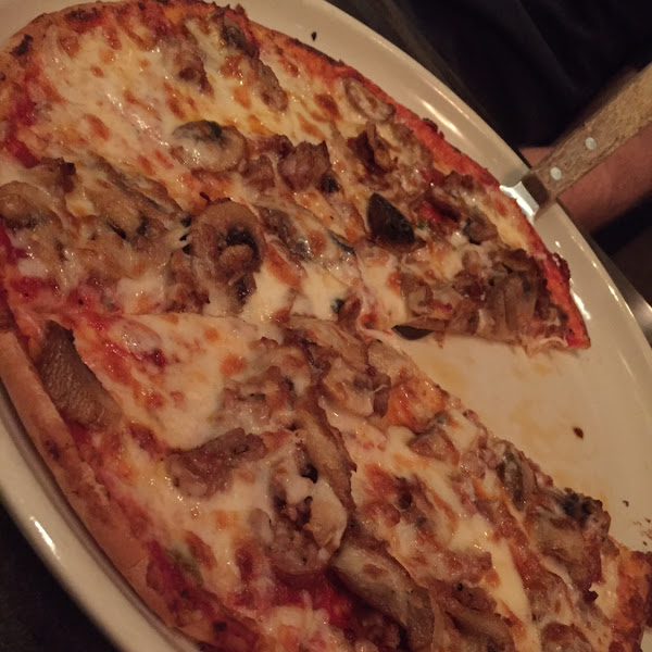 Sausage and Mushroom GF PIZZA