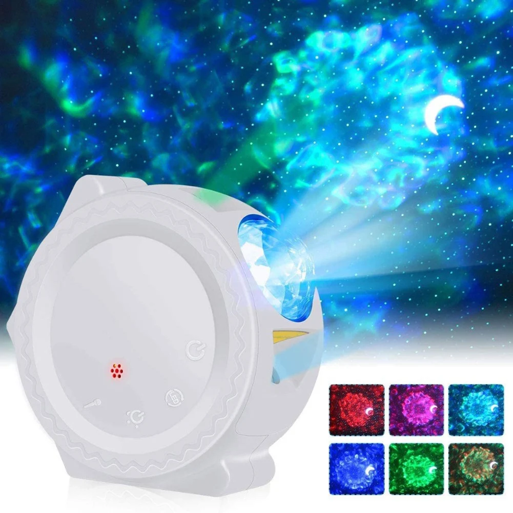 Title 4, Starry Sky LED Bedroom Bedside Table Lamp, crea...