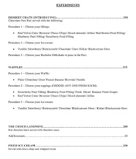 Blind Chemistry menu 5