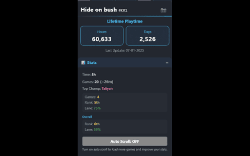 OP.GG Stats Card