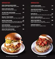 Louis Burger menu 1