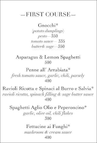 Bar Palladio menu 3