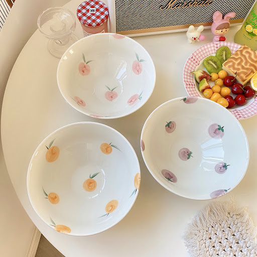 Title 5, Peach Orange Grape Bowl