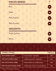 Copper Pan Express menu 1