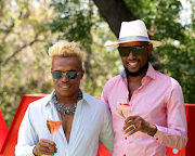 Mohale Motaung opens up about his split from Somizi Mhlongo (left).
