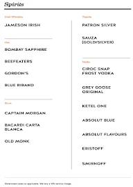 Bombay Brasserie menu 7