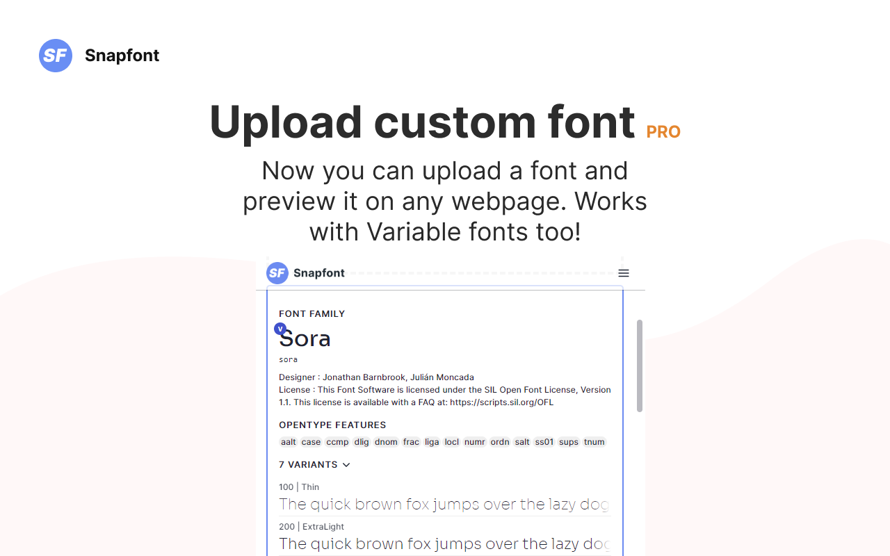 Snapfont - Preview fonts on any page Preview image 6