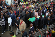 Winnie Madikizela-Mandela's family invited the public to form a guard of honour for her when her body made its way from the Kupane Funeral Parlour to her home in Orlando West‚ Soweto on Friday afternoon. 