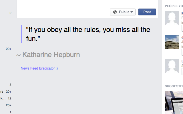 Feminist News Feed Eradicator for Facebook Preview image 0