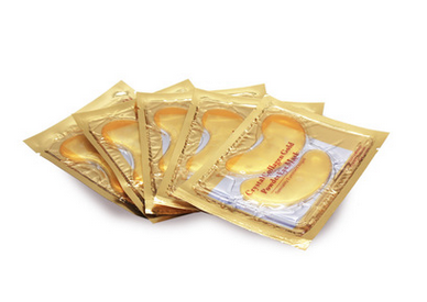 10pcs5packs Gold Crystal Collagen Augenmaske Augenpatches für Gesichtspflege. Reduziert dunkle Augenringe, Gelmaske für die Augen.
