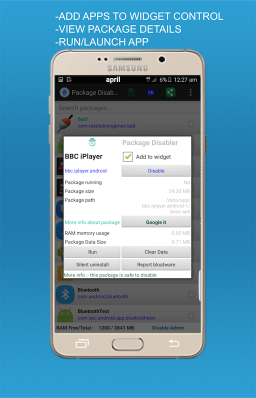 Package Disabler Pro (Samsung) 6.3 [Full Version] Android 