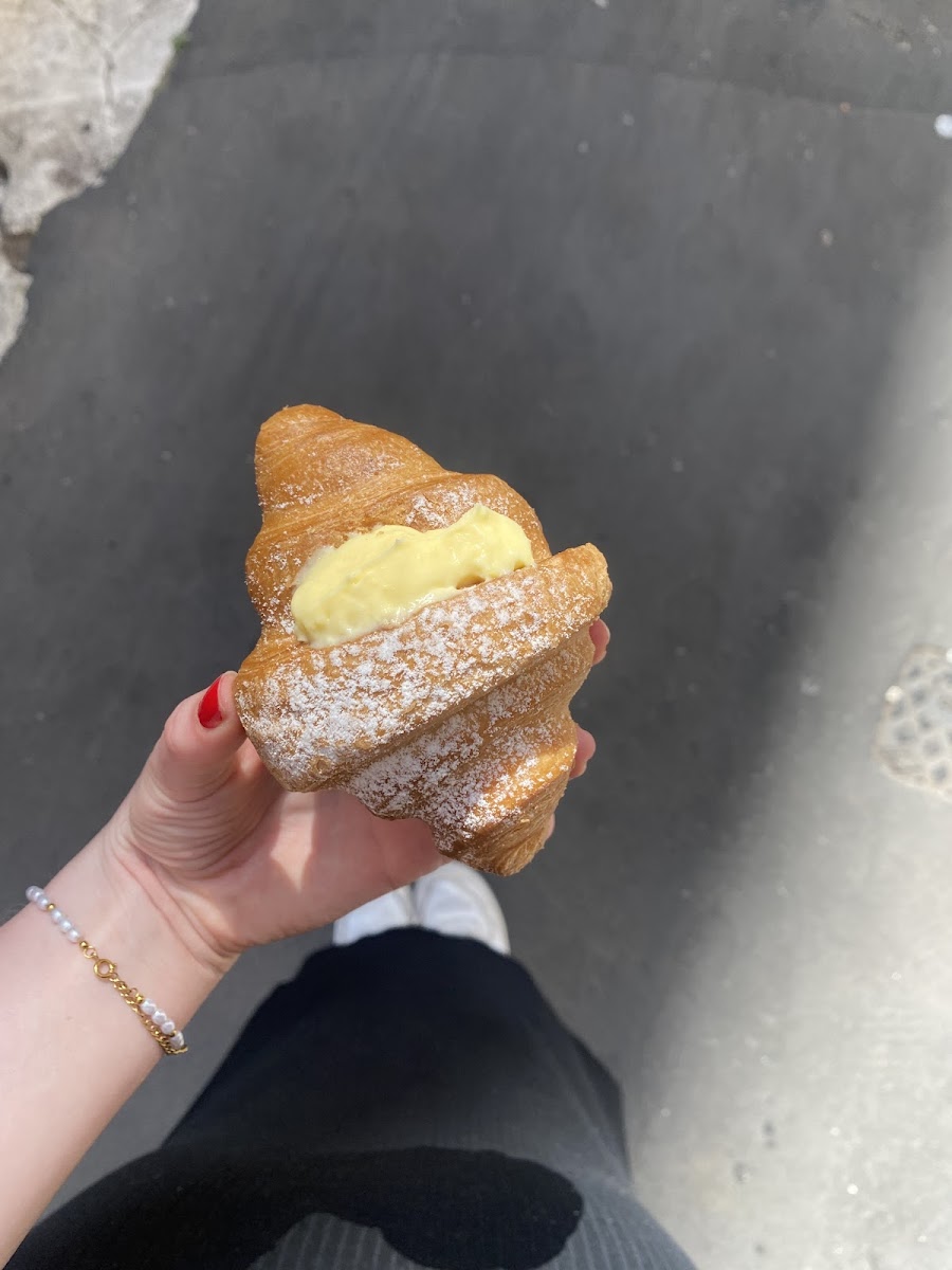 Custard croissant