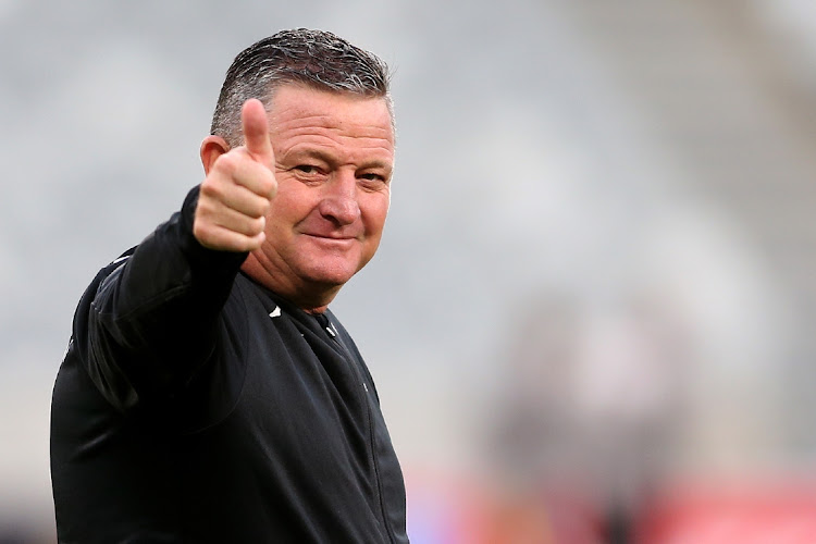 Gavin Hunt during the Absa Premiership match between Cape Town City FC and Bidvest Wits at Cape Town Stadium on January 18, 2020 in Cape Town, South Africa.