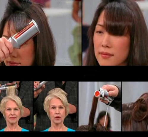 2-WAY ROTATING CURLING IRON. Effortlessly create perfect curls and waves. Innovative design, easy to use, professional r
