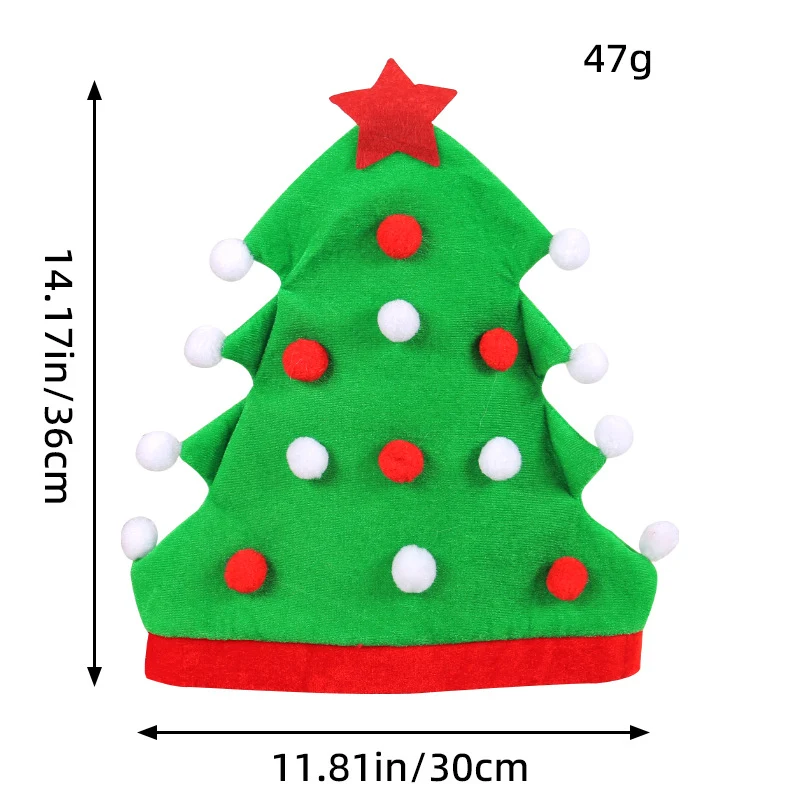 Gorro de elfo festivo para fiesta de árbol de Navidad creativo. Disfraz divertido, perfecto para reuniones familiares y celebrar la alegría navideña con estilo.