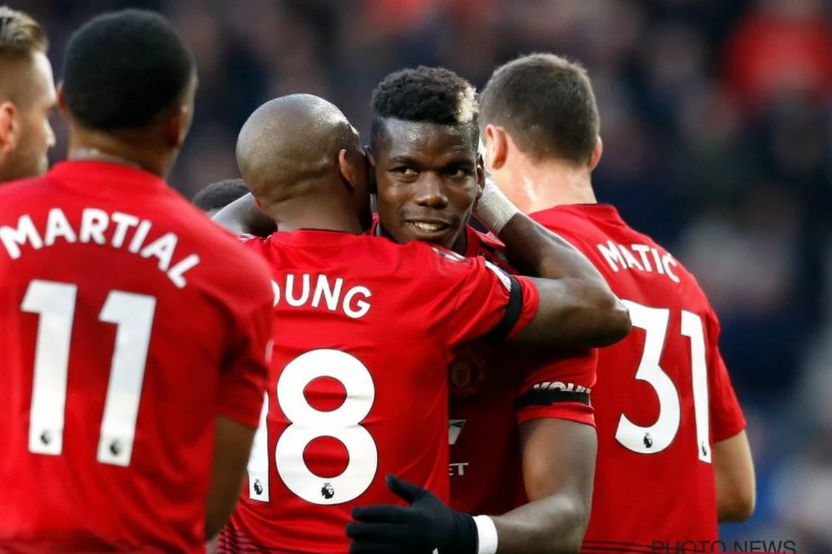 Pogba et Martial mènent United vers la victoire face à Everton, Lukaku remplaçant au coup d'envoi