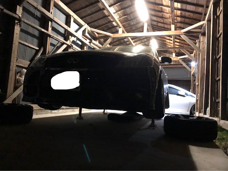 フーガのチャクリキダンパー・質問・車高調整・たすけてぇぇぇえぇええに関するカスタム事例の投稿画像2枚目