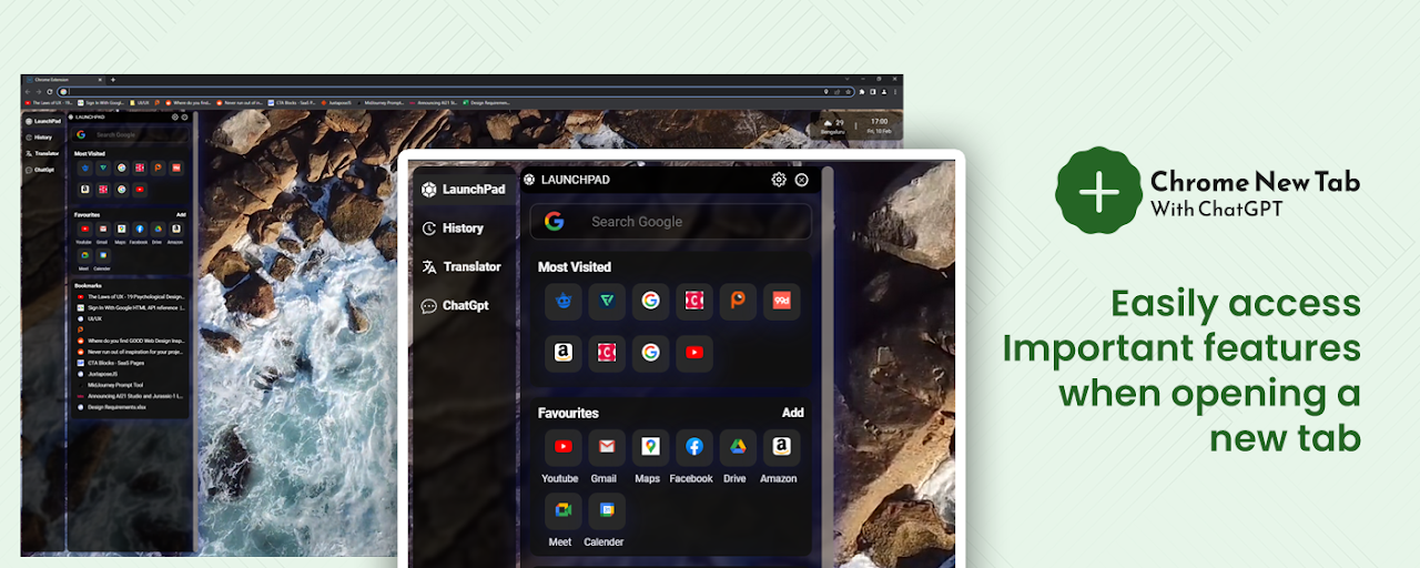 New Tab With ChatGPT for Chrome™ Preview image 1