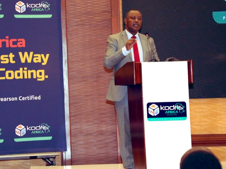 DCI boss George Kinoti during the launch of an ICT initiative to train 20 million citizens of cyber skills on June 8, 2022