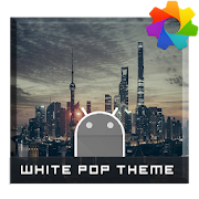 White Pop Theme For Xperia