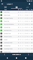 Scores for League Two - Englan Screenshot